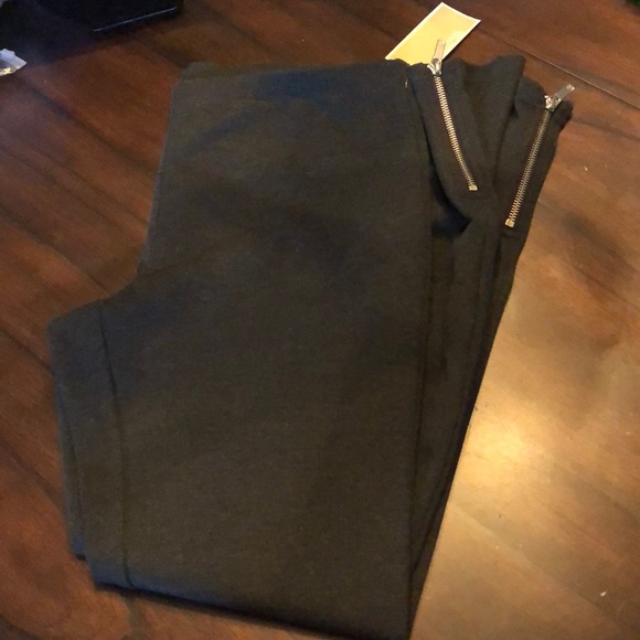 ❤️Michael MK Zipper ankle embellished comfy high waist leggings - Picture 2 of 10